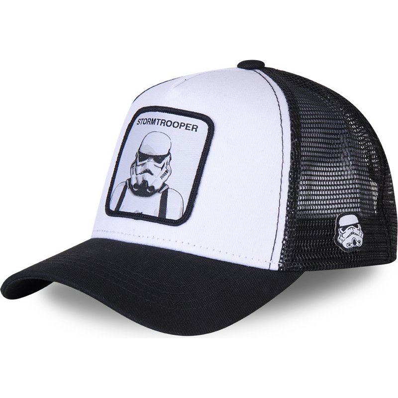 TEEK - Limited Cartoon Character Trucker Hat | Various HAT theteekdotcom STORMTROOPER WHITE  