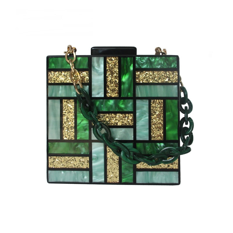 TEEK - The Emeralda Clutch BAG theteekdotcom Green  