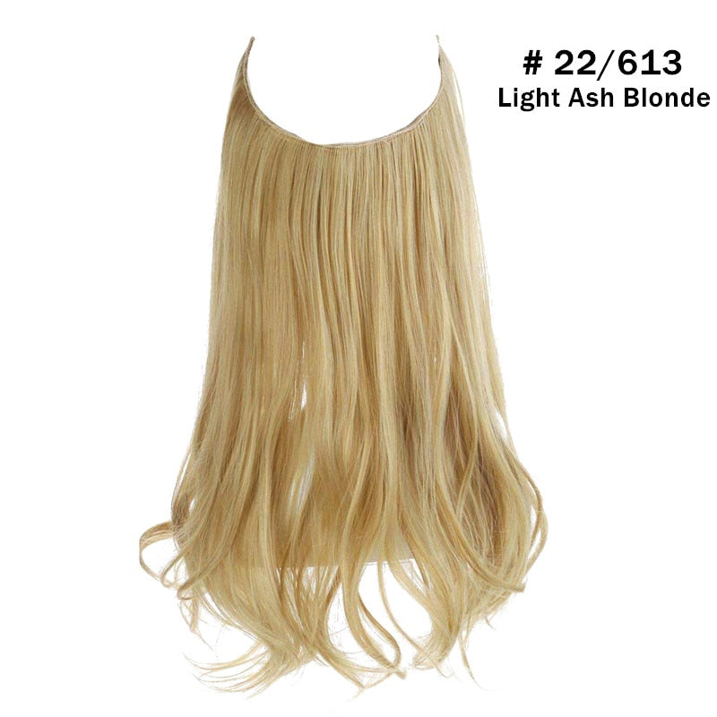 TEEK - Invisible Synth No Clip No Comb Wave Hair Extensions | Blonde Shades HAIR theteekdotcom Light Ash Blonde 14inches 20-22 days