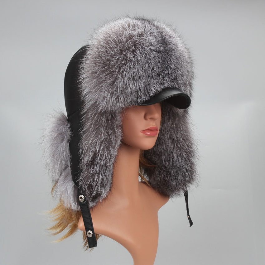 TEEK - Genuine Silver G Hat with Ear Flaps HAT theteekdotcom Color A Adjustable (22.05-23.62in) 