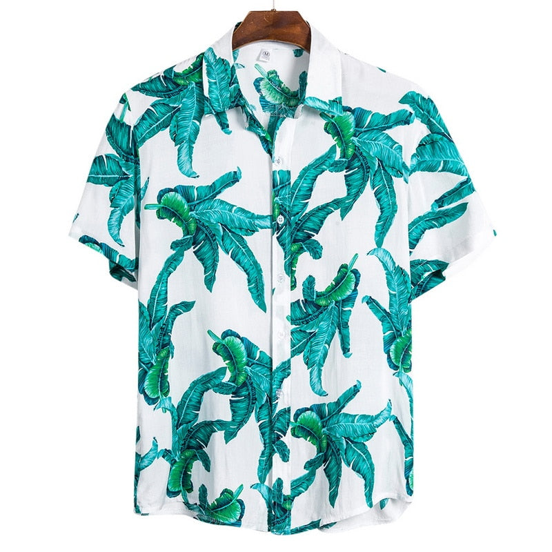 TEEK - Hawaiian Beach Short Sleeve Shirts TOPS theteekdotcom   