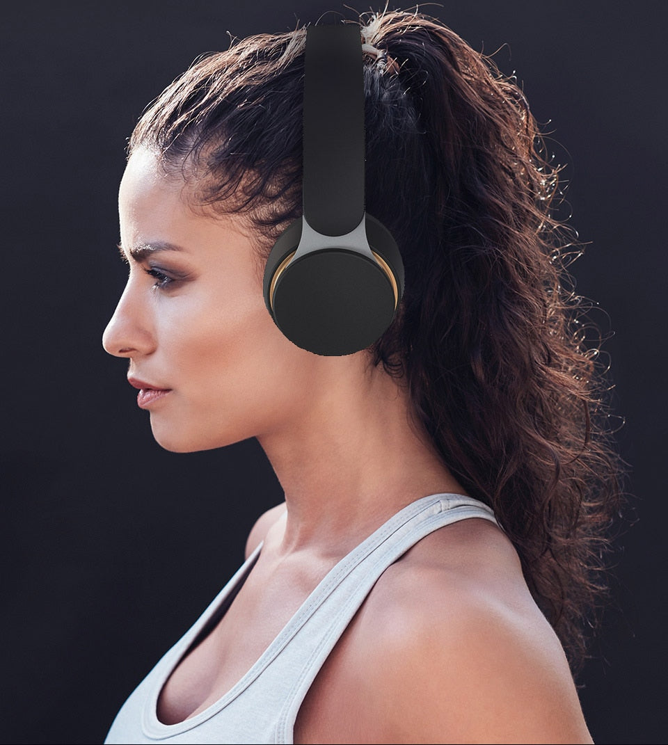 TEEK - Wireless Bluetooth Headset Foldable Stereo Headphones With Mic EARPHONES theteekdotcom   