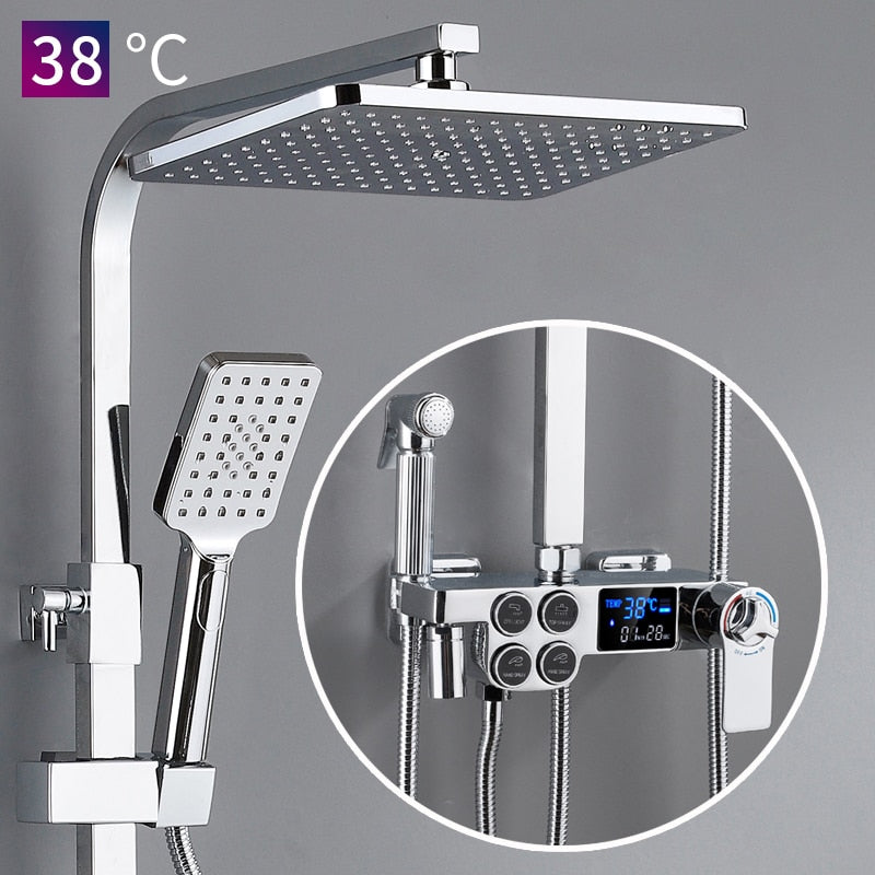 TEEK - Digital Boss Bathroom Shower System HOME DECOR theteekdotcom D2-thermostatic  