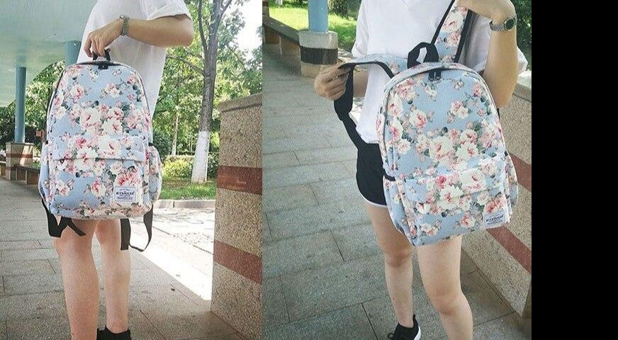 TEEK - White and Blue Backpack BAG theteekdotcom   