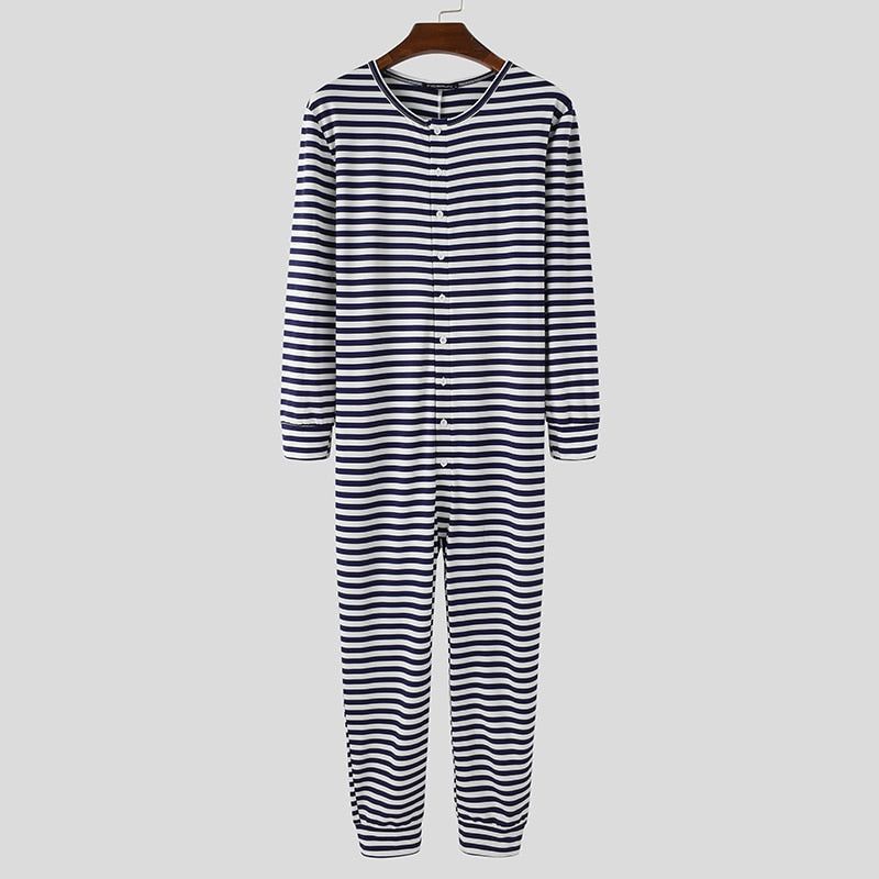 TEEK - Mens Pajamas Jumpsuit Sleepwear Romper PAJAMA theteekdotcom   