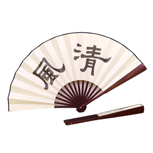 TEEK - Retro Folding Bamboo Handle Hand Fan FAN theteekdotcom   