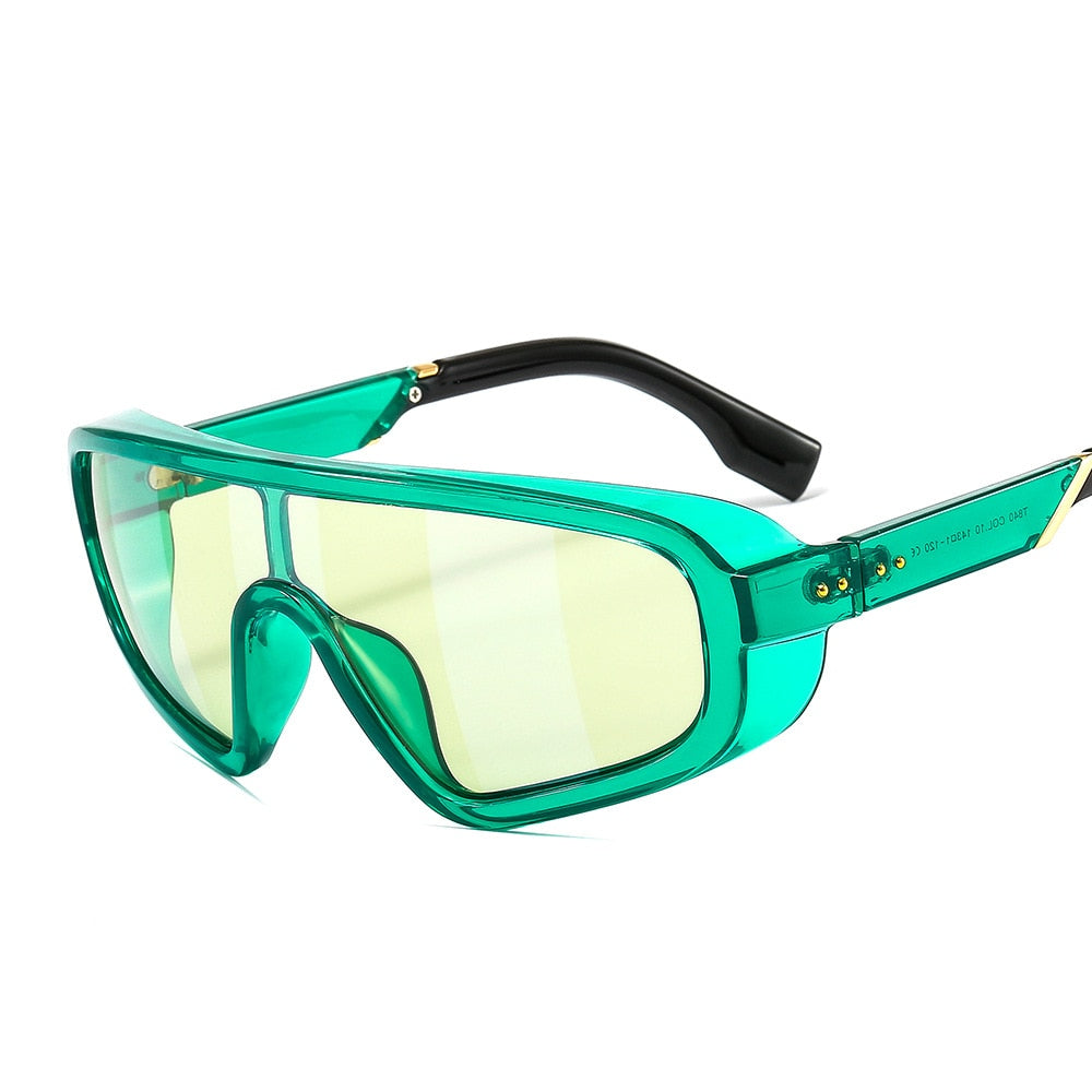 TEEK - Mens Shield Visor Eyewear EYEGLASSES theteekdotcom green  
