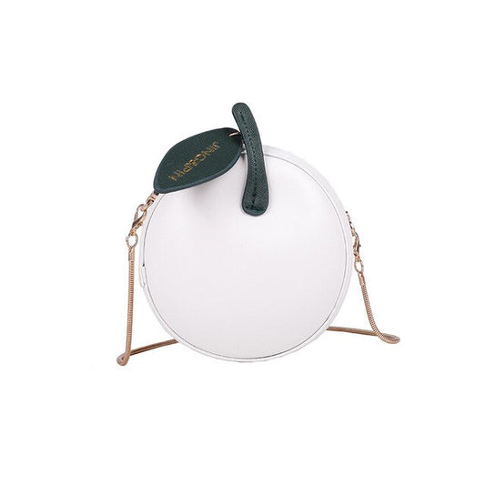 TEEK - Circular Cherry Purse BAG theteekdotcom white 13.5x6x13.5cm 