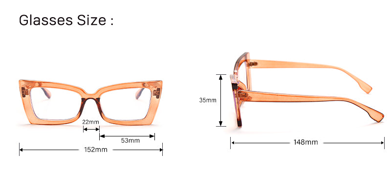 TEEK - Fashion Cornered Glasses EYEGLASSES theteekdotcom   