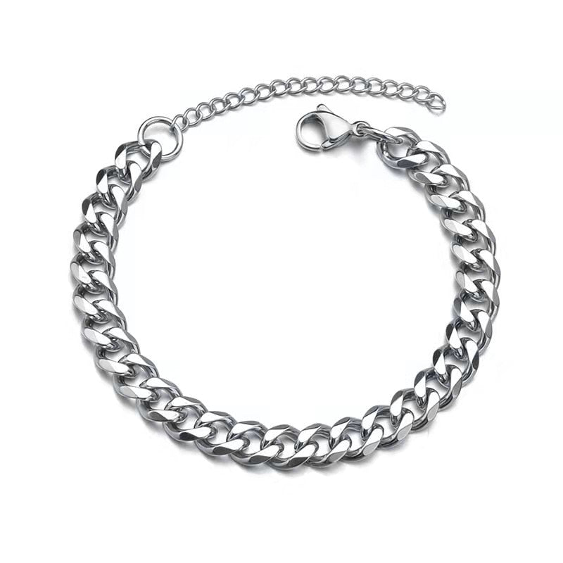 TEEK - Cri-Teek Chain Bracelets JEWELRY theteekdotcom 003-Silver 7inch(18cm) 