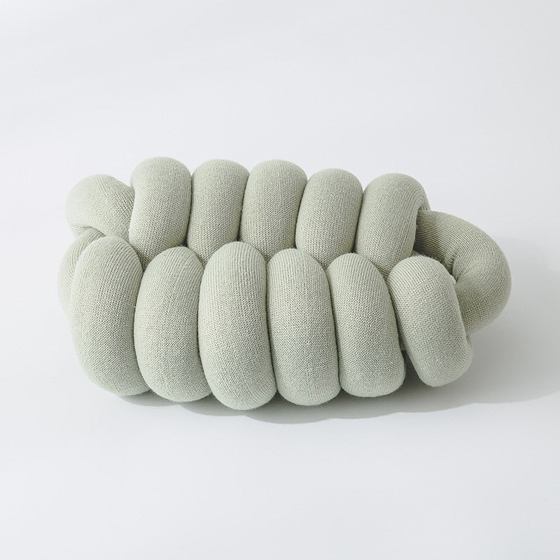 TEEK - Cushion Braided Pillows PILLOW theteekdotcom matcha 9.84inx19.69in 
