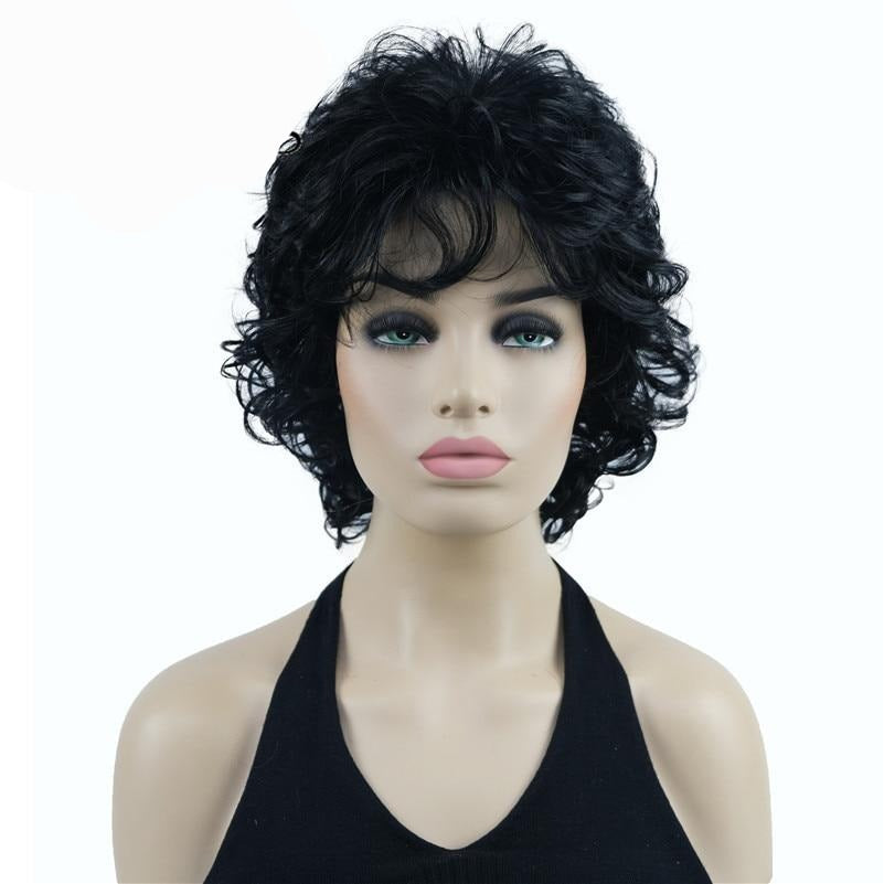 TEEK - The Strong Short Tousled Wigs | Various Colors HAIR theteekdotcom 1 Jet Black short as the picture 