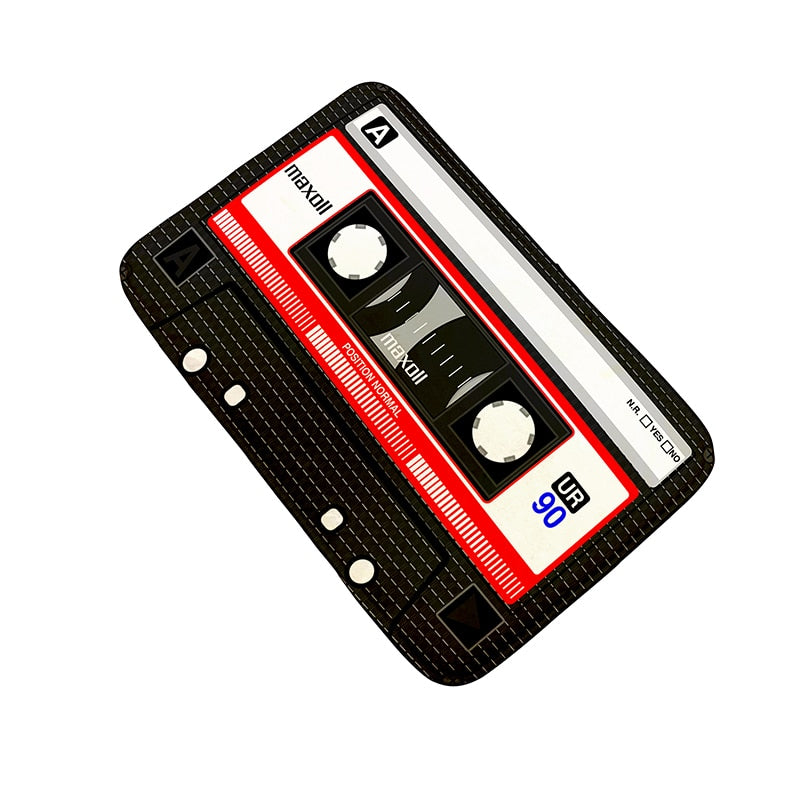 TEEK - Cassette Music Tape Floor Mats HOME DECOR theteekdotcom style18 15.75x23.62in 20-25 days