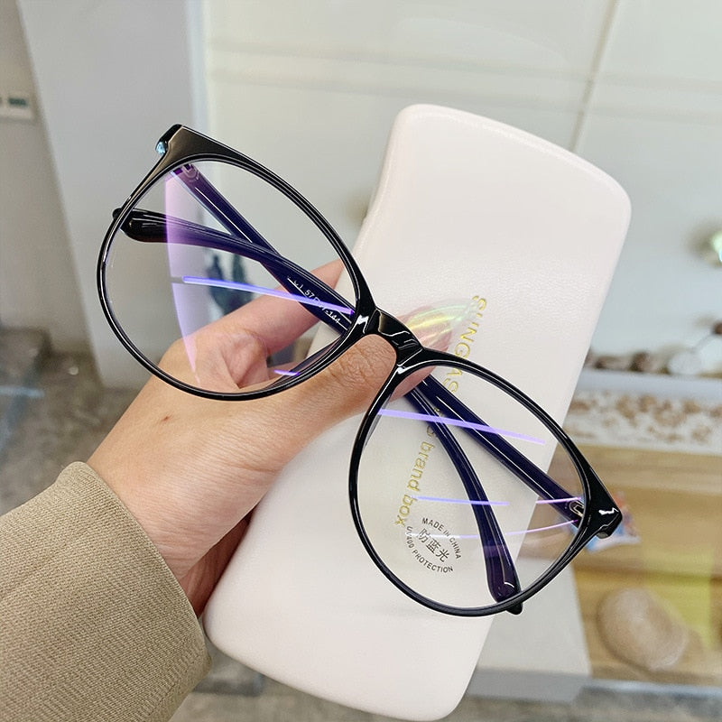 TEEK - Transparent Spectacles Glasses Optical Spectacle Eyeglass EYEGLASSES theteekdotcom Black  