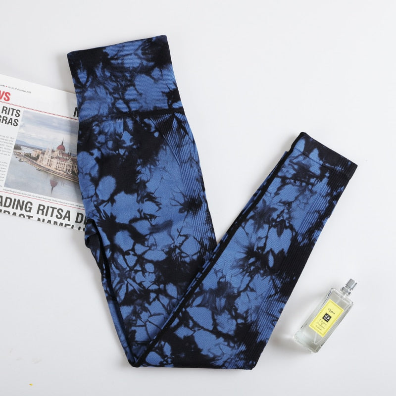 TEEK - Buttom Leggings | Pants/Shorts PANTS theteekdotcom Tiedyed Blue Black M 