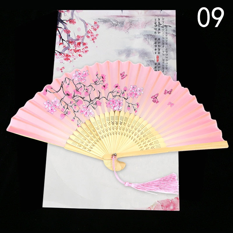 TEEK - Flower Patterned Folding Hand Fan FAN theteekdotcom 09  