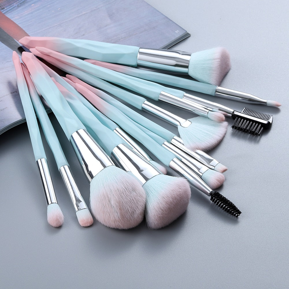 TEEK - Blue Makeup Candy Brush Set MAKEUP BRUSH theteekdotcom   