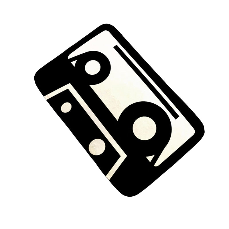 TEEK - Cassette Music Tape Floor Mats HOME DECOR theteekdotcom style12 15.75x23.62in 20-25 days