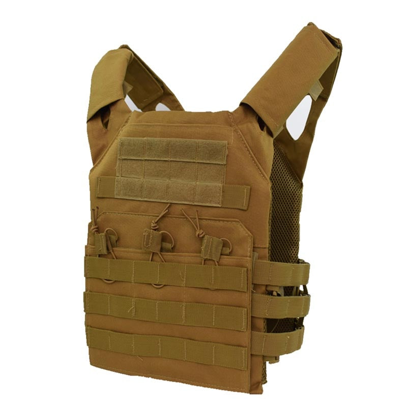 TEEK - Tactical Airsoft Vest SAFETY VEST theteekdotcom Tan  