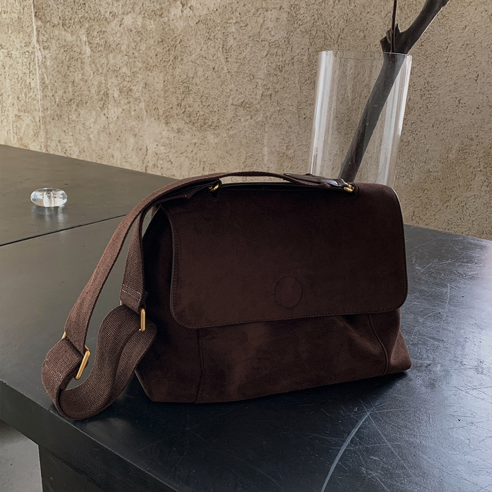 TEEK - Flap Wide Strap Shoulder Bag BAG theteekdotcom   