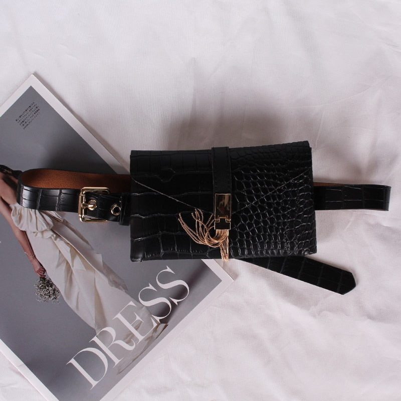TEEK - Fashion Fanny Belt Bag BAG theteekdotcom Black  