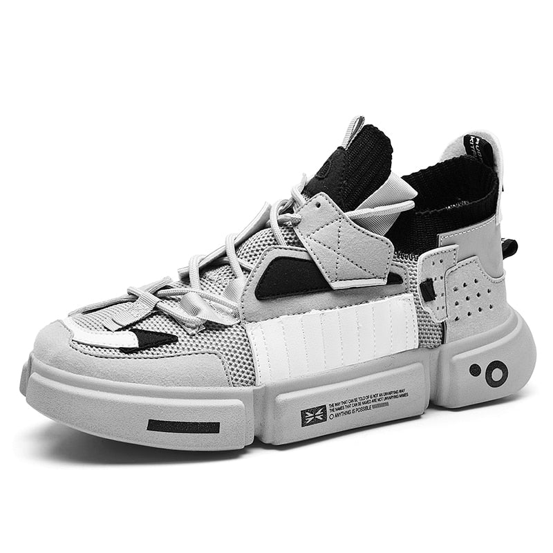 TEEK - Mens Athletic Sport Soft Sneakers SHOES theteekdotcom S201 Gray 4 