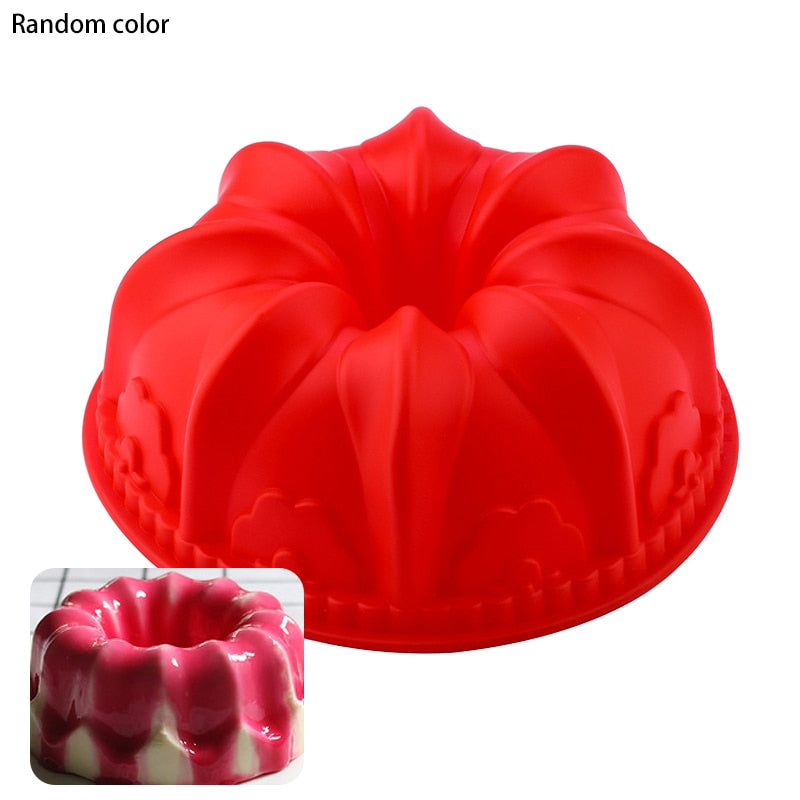 TEEK - 3D Shape Random Color Silicone Cake Molds HOME DECOR theteekdotcom 4  