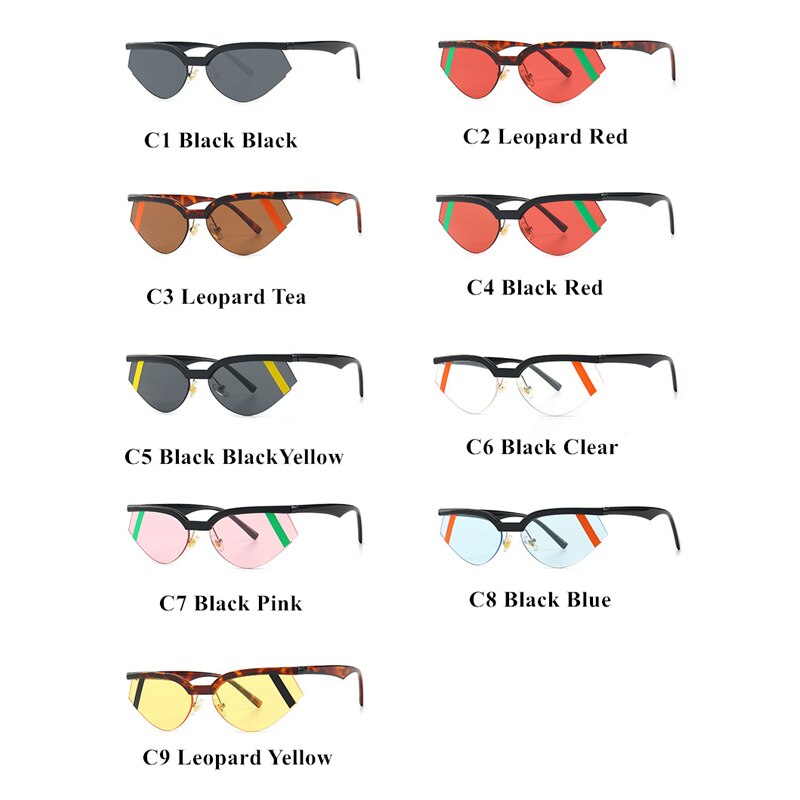 TEEK - Clipped Cat Eye Sunglasses EYEGLASSES theteekdotcom   
