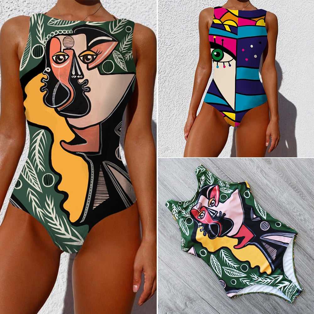 TEEK - Pleasurable Print Swimsuit SWIMWEAR theteekdotcom   
