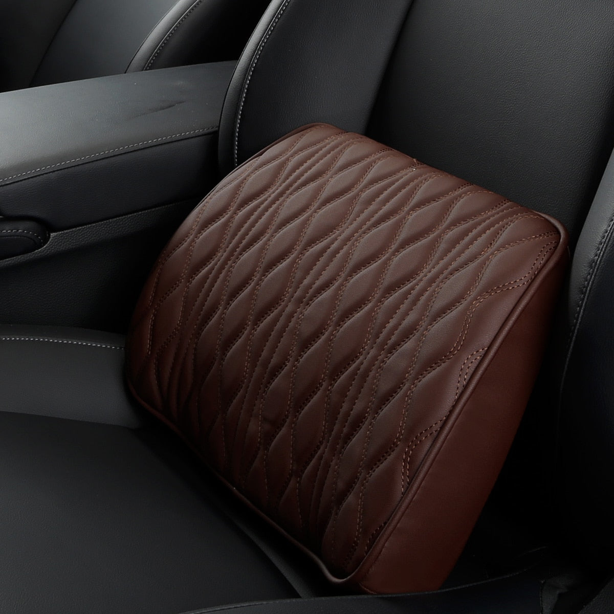 TEEK - Car Neck Lumbar Support Cushions AUTO ACCESSORIES theteekdotcom 1 lumbar coffee  