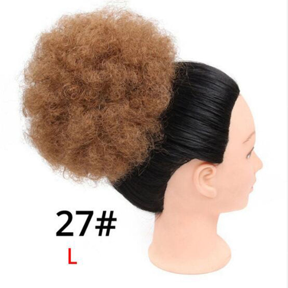 TEEK - Short Afro Puff Synthetic Ponytail Hairpiece HAIR theteekdotcom #27 large  