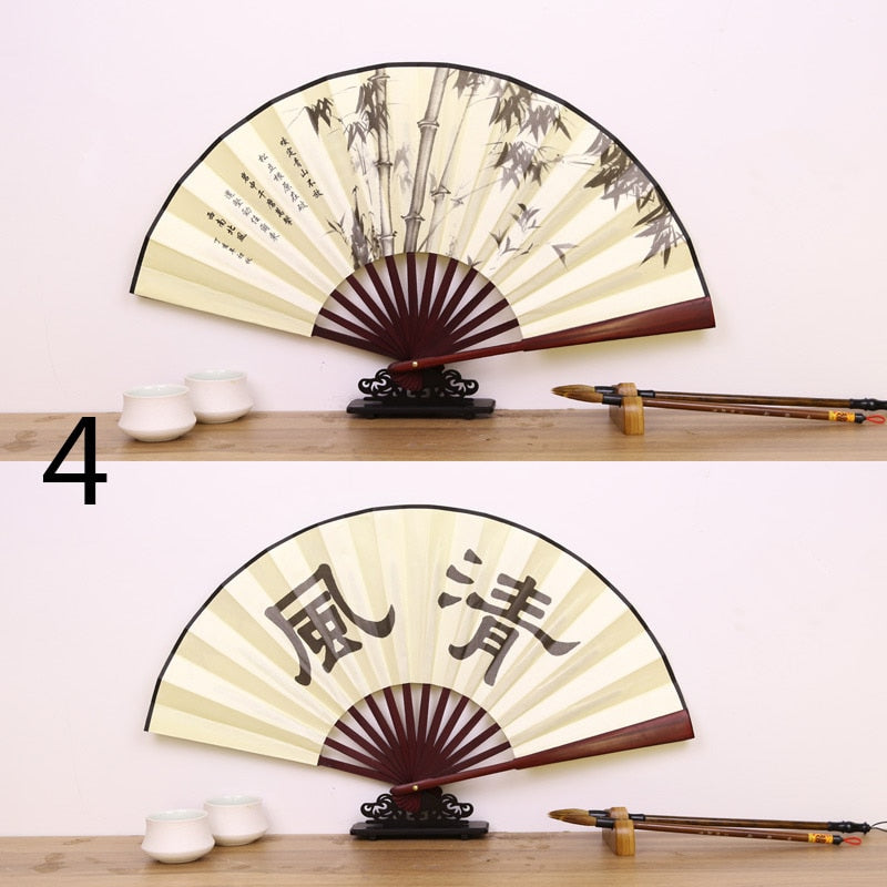 TEEK - Retro Folding Bamboo Handle Hand Fan FAN theteekdotcom 4  