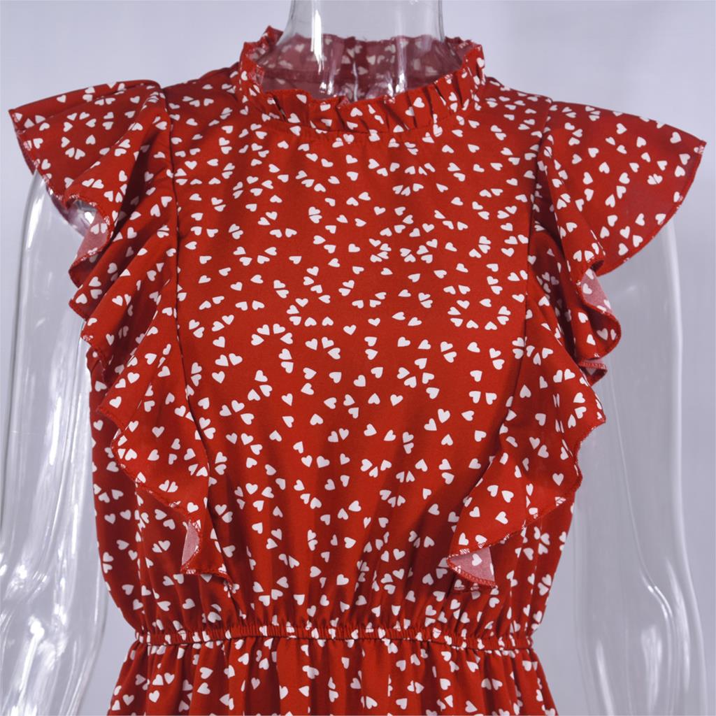 TEEK - Sleeveless Side Ruffle Summer Dress DRESS theteekdotcom   