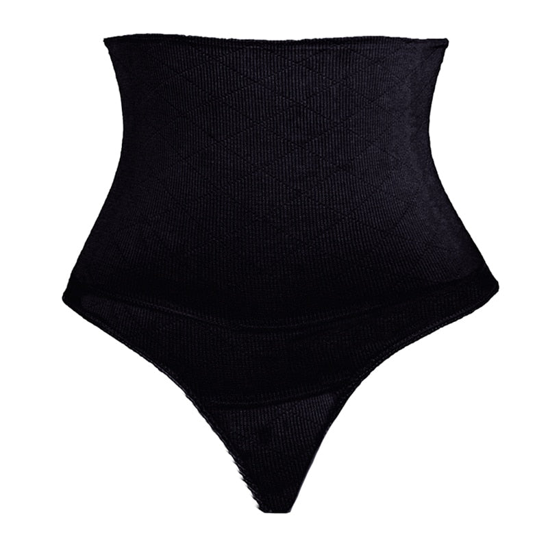 TEEK - Thong Panty High Waist Shaper UNDERWEAR theteekdotcom Black S 