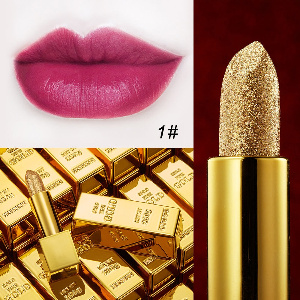 TEEK - Moisturizing Red Gold Stick Lipstick MAKEUP theteekdotcom 01  