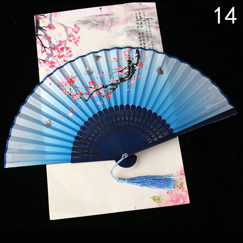 TEEK - Flower Patterned Folding Hand Fan FAN theteekdotcom 14  