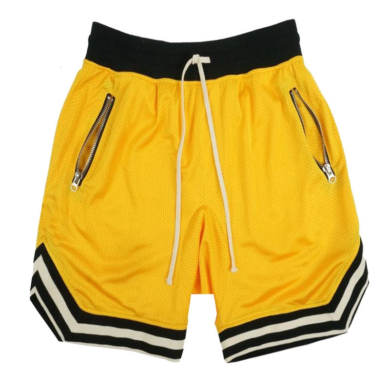 TEEK - Mens Low Stripe Shorts SHORTS theteekdotcom Yellow M 