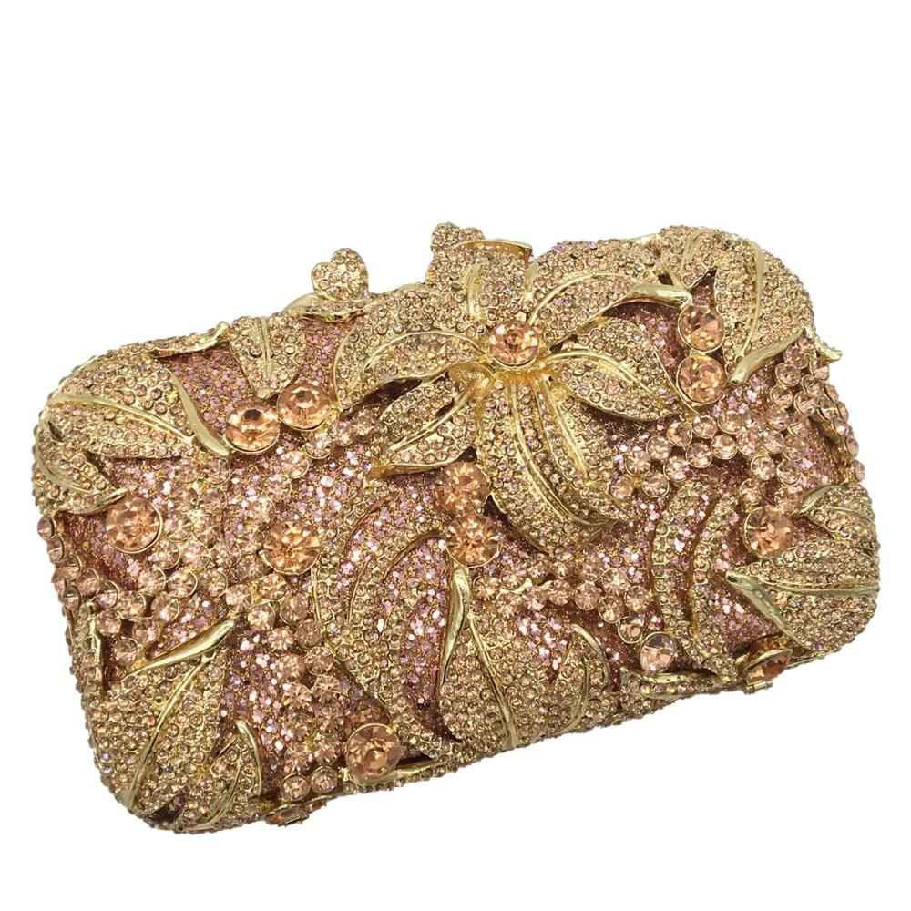 TEEK - Bejeweled Textured Floral Clutch | Various Colors BAG theteekdotcom   