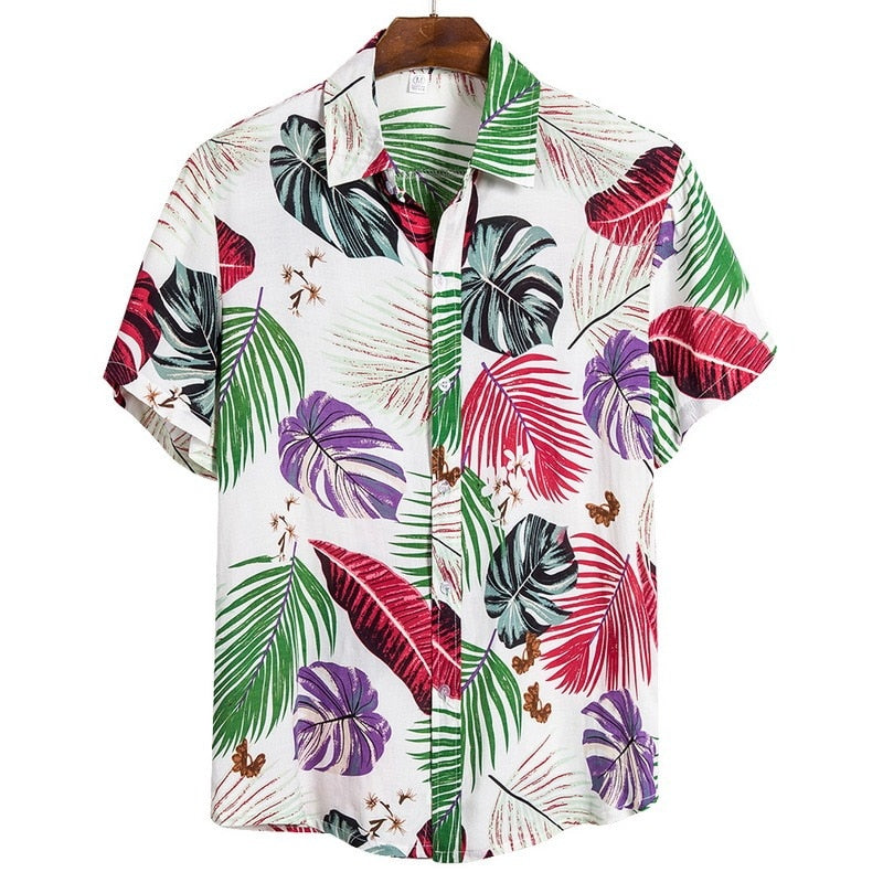 TEEK - Hawaiian Beach Short Sleeve Shirts TOPS theteekdotcom 7 US XS | Asian M 