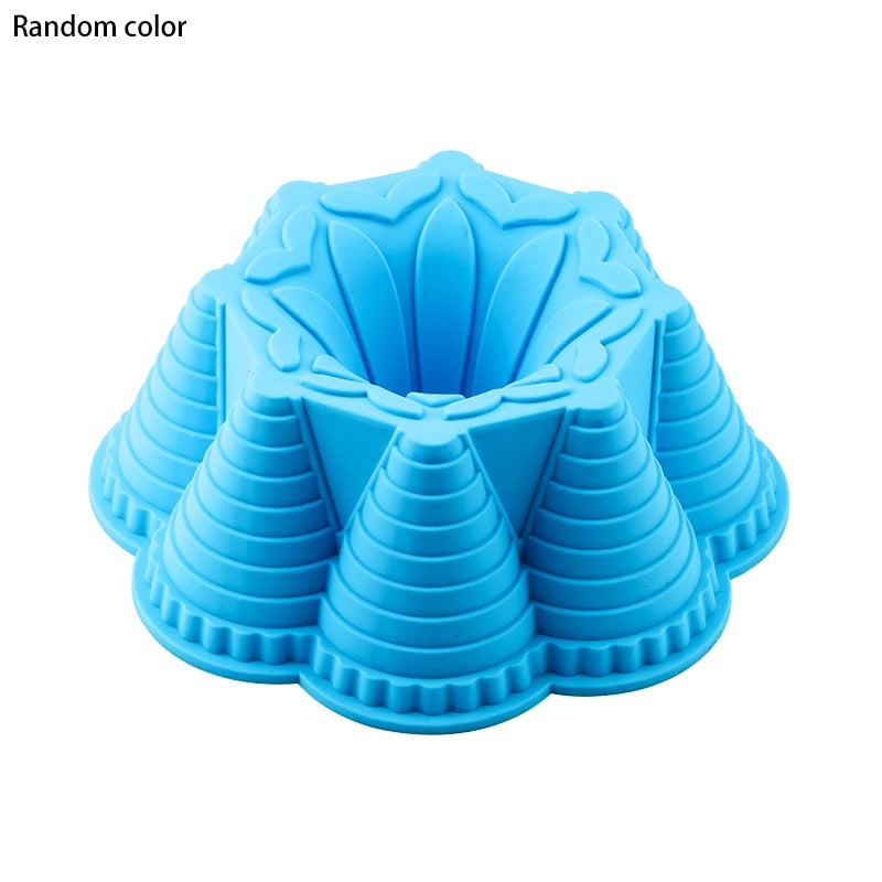 TEEK - 3D Shape Random Color Silicone Cake Molds HOME DECOR theteekdotcom 2  