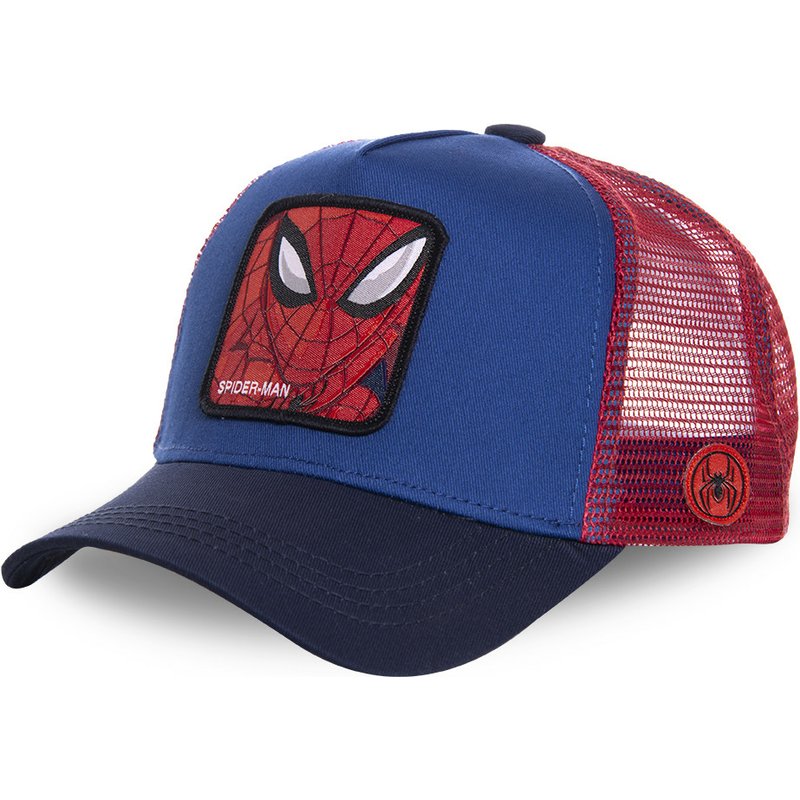 TEEK - Limited Cartoon Character Trucker Hat | Various HAT theteekdotcom SPIDER BLUE RED  
