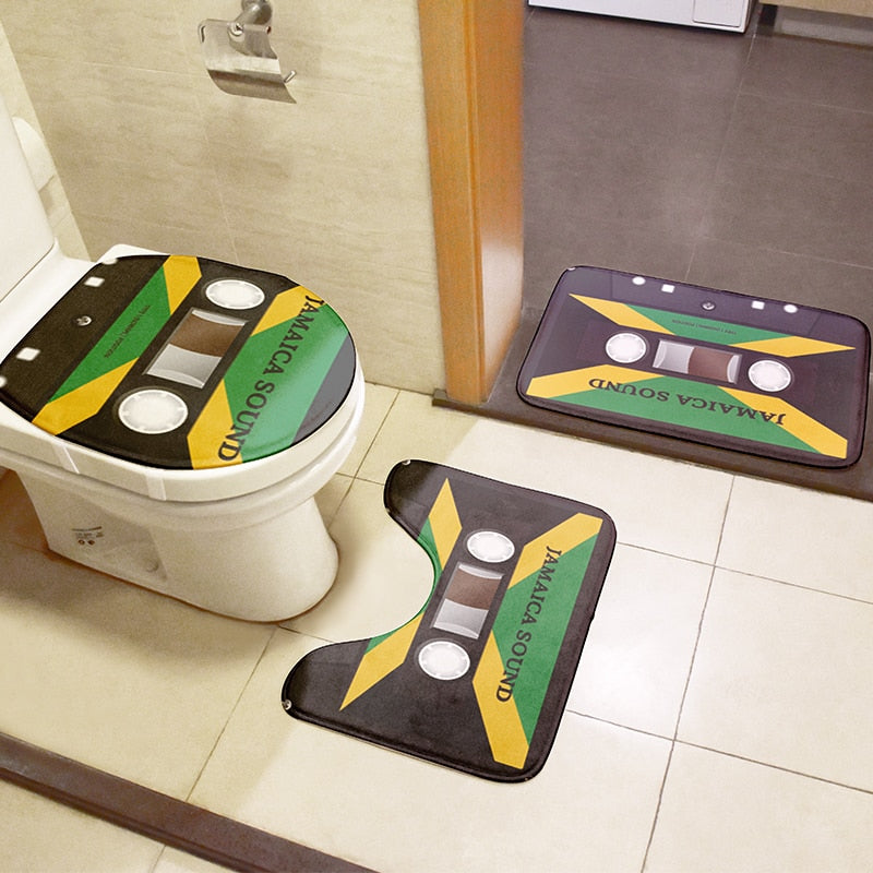 TEEK - 3 PCS Bathroom Rug Set HOME DECOR theteekdotcom   