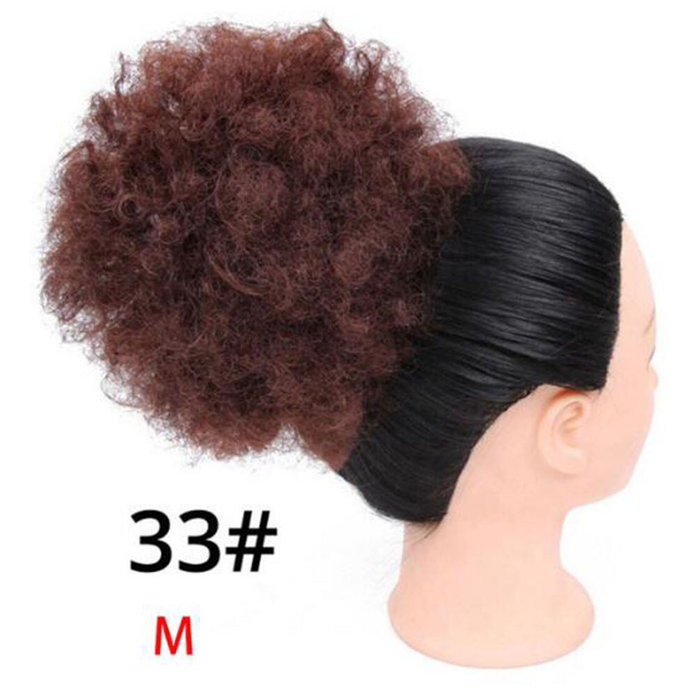 TEEK - Short Afro Puff Synthetic Ponytail Hairpiece HAIR theteekdotcom #33 medium  