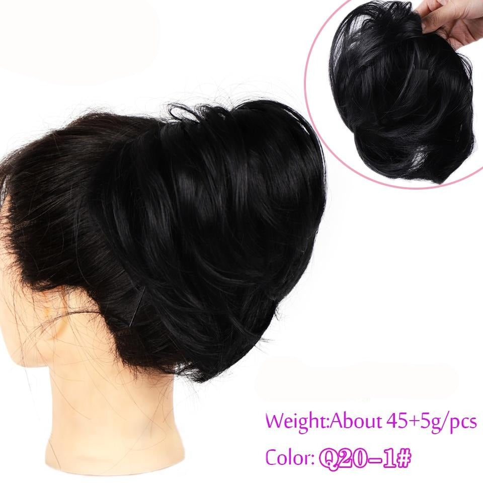TEEK -Messy Straight Donut Hair Bow HAIR theteekdotcom 1b  
