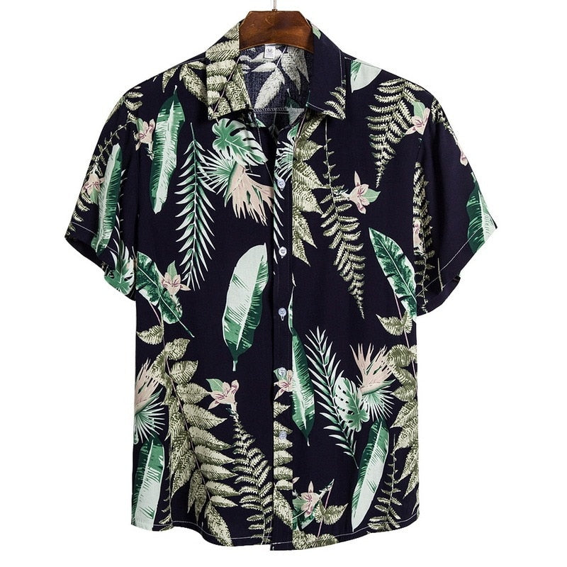 TEEK - Hawaiian Beach Short Sleeve Shirts TOPS theteekdotcom 6 US XS | Asian M 