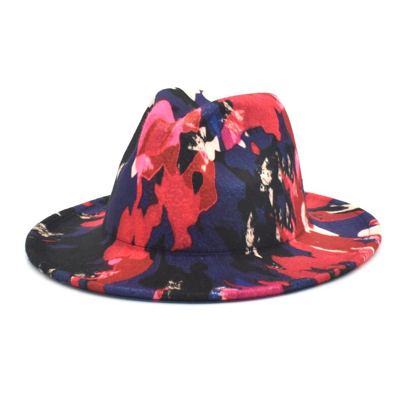 TEEK - Variety of Colorful Wide Brim Fedora Hat HAT theteekdotcom 15 23.23-23.62in 