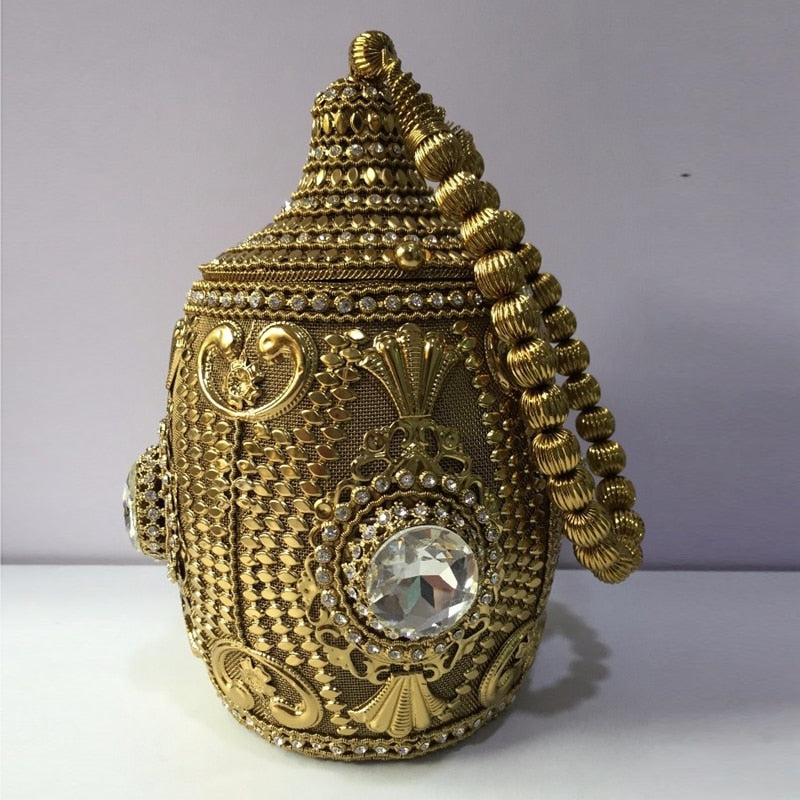 TEEK - Indian Antique Style Metal Handbags BAG theteekdotcom 2  
