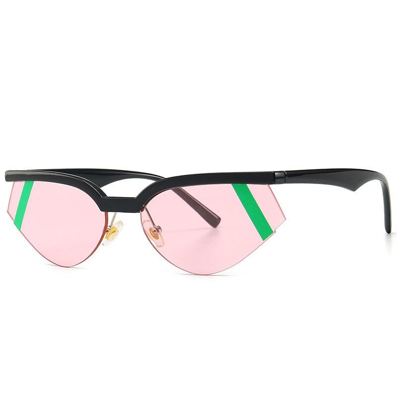 TEEK - Clipped Cat Eye Sunglasses EYEGLASSES theteekdotcom Black Pink  