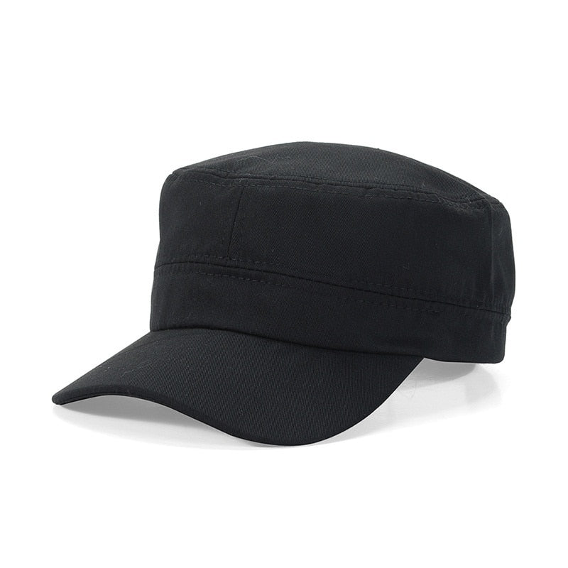 TEEK - Adjustable Cotton Plain Cap HAT theteekdotcom Black  
