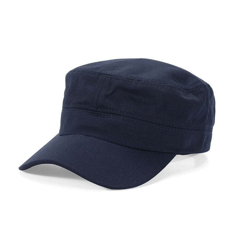 TEEK - Adjustable Cotton Plain Cap HAT theteekdotcom Navy blue  